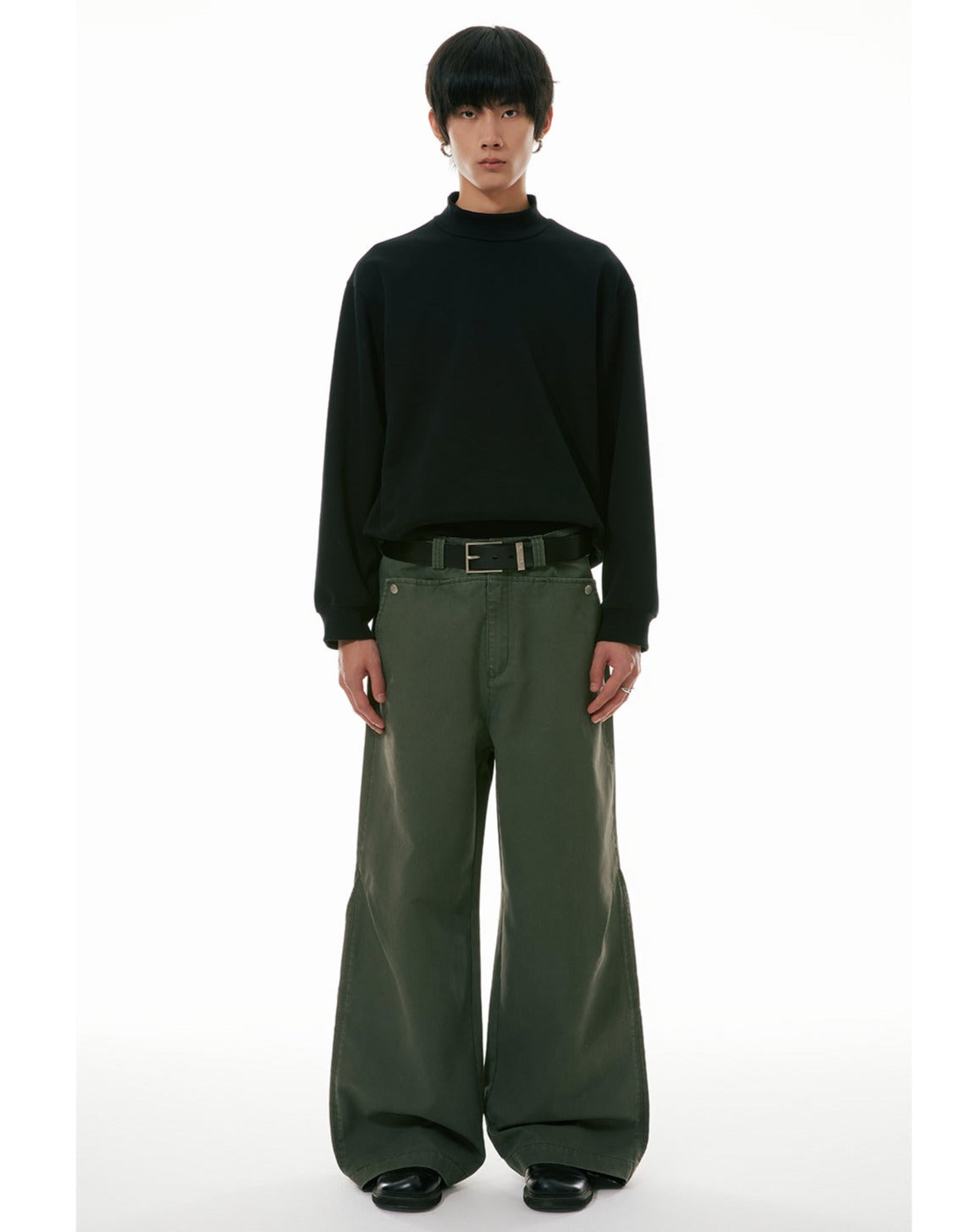 Wide Leg Cut Workwear Jeans