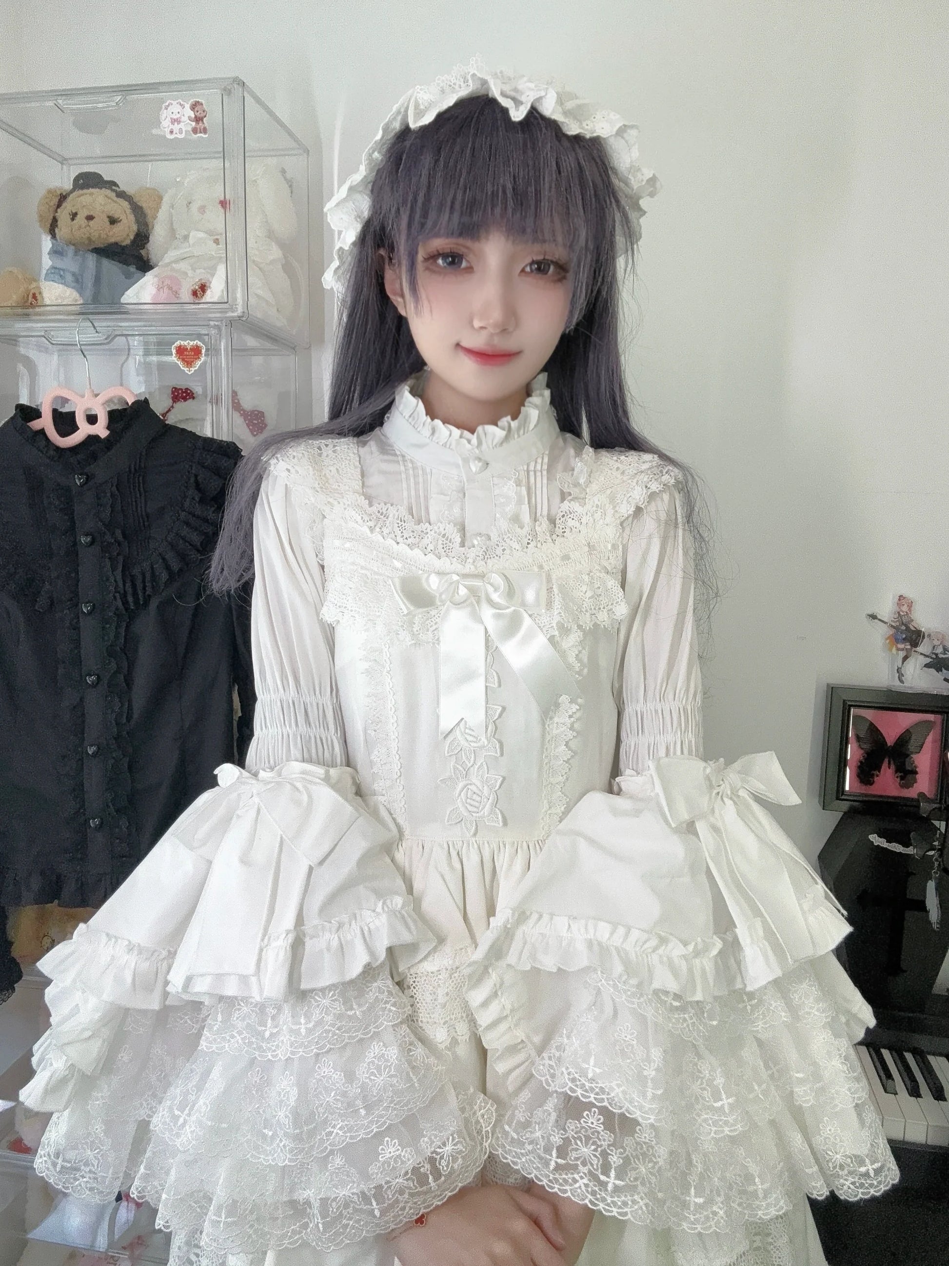 Sweet Lolita Blouse Princess Sleeve Shirt Inner Wear
