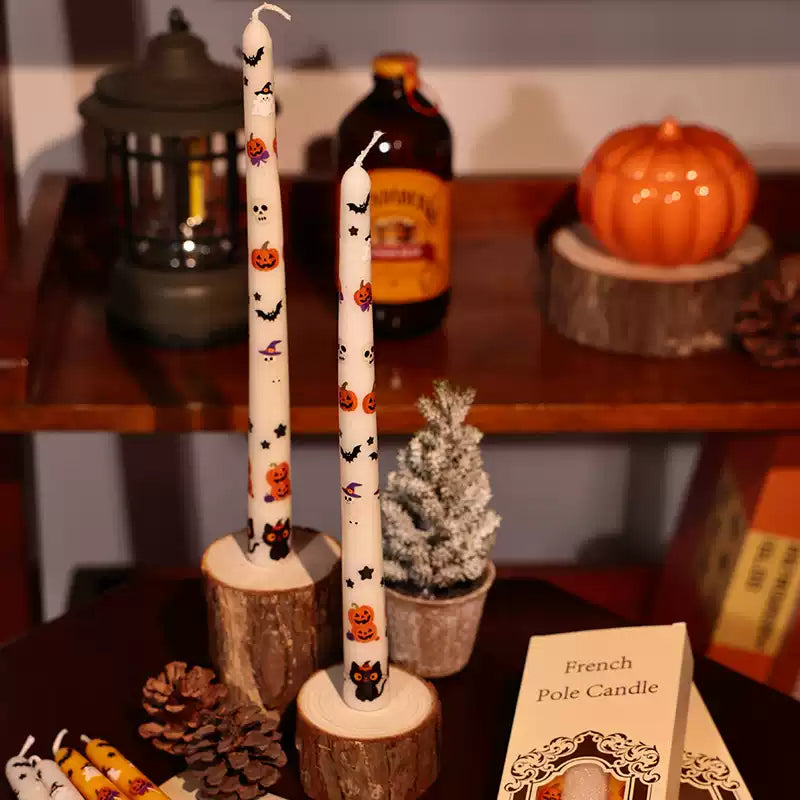 long pumpkin candle(two pieces)