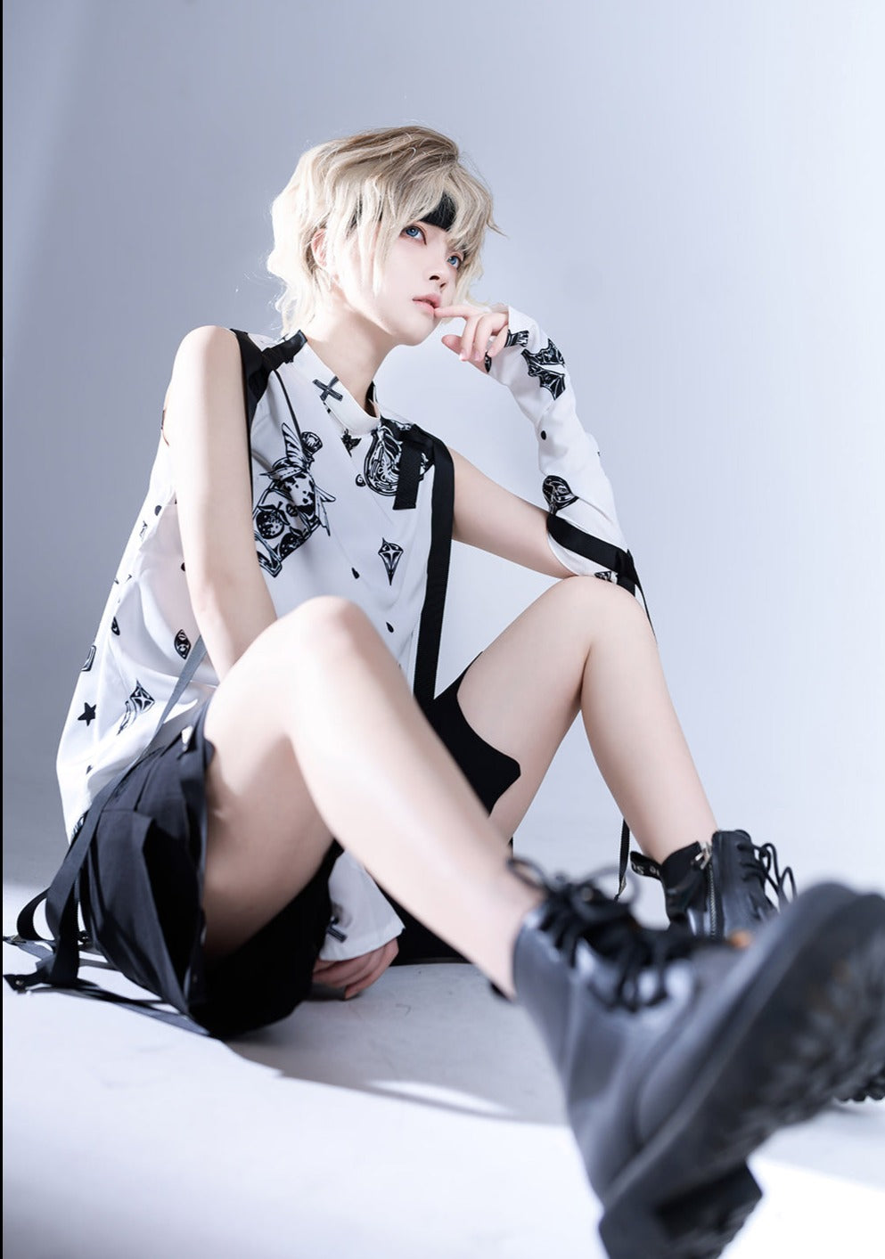 Sleeveless Ouji Lolita Shirt