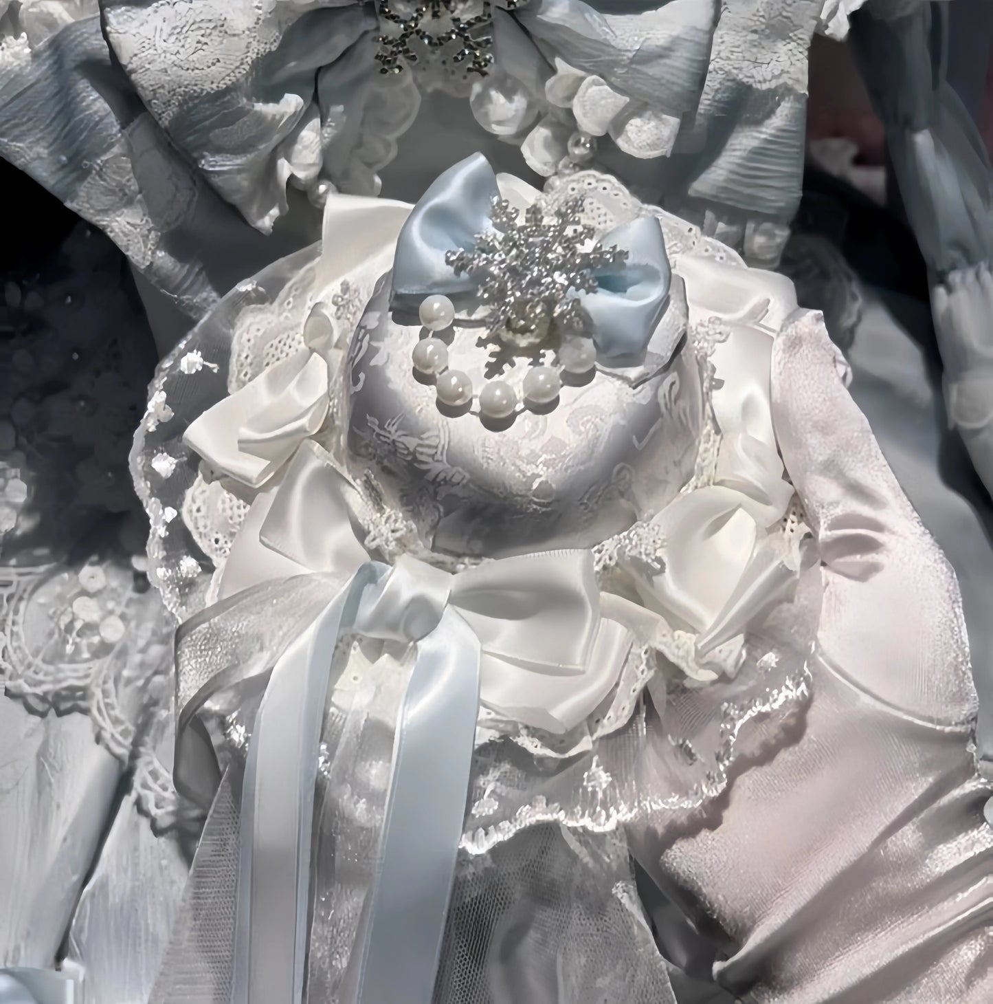 [February 8 Reservation Deadline]Pink Blue Tiered Lace Ribbon Princess Series Accessories