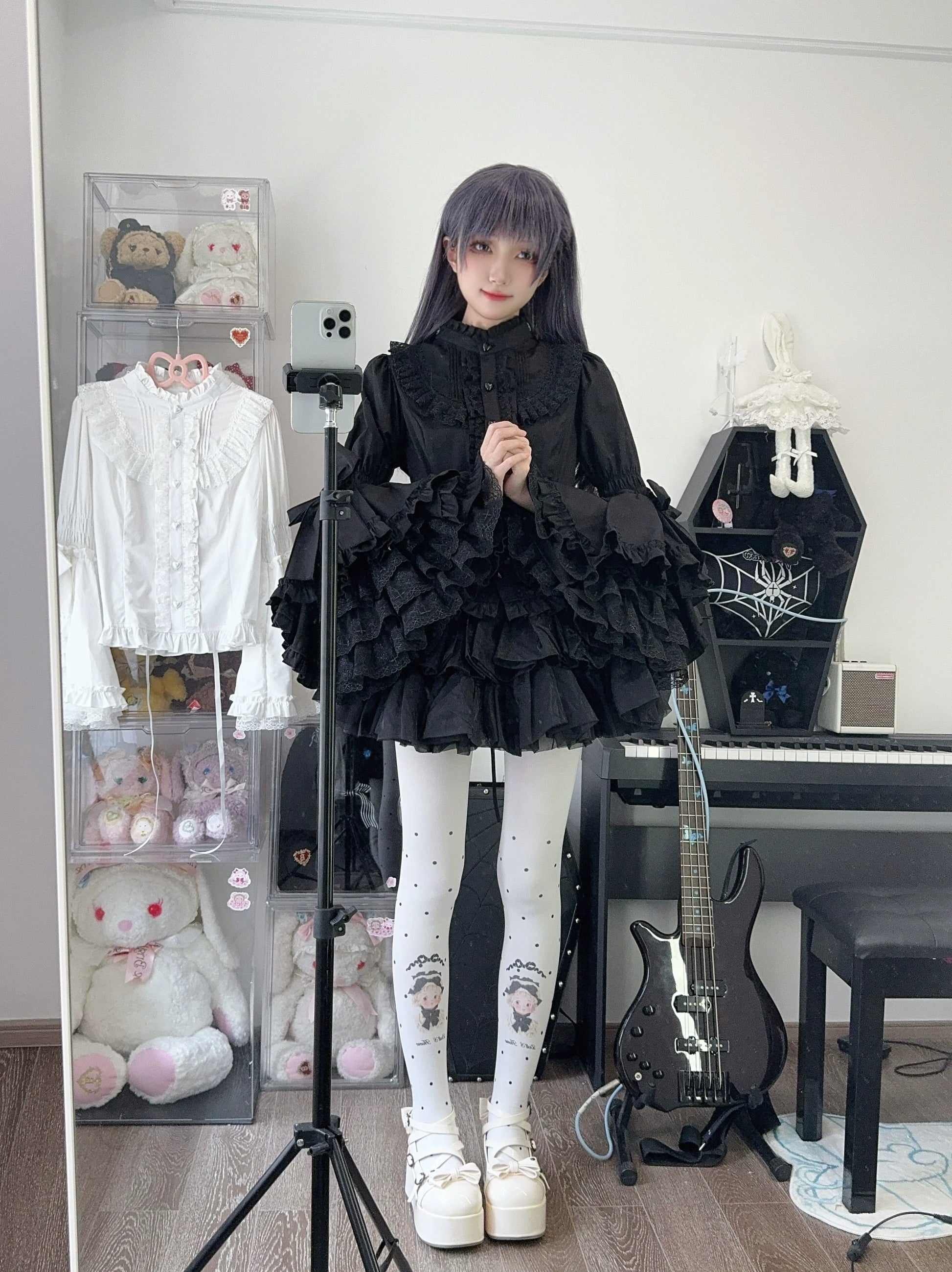 Sweet Lolita Blouse Princess Sleeve Shirt Inner Wear