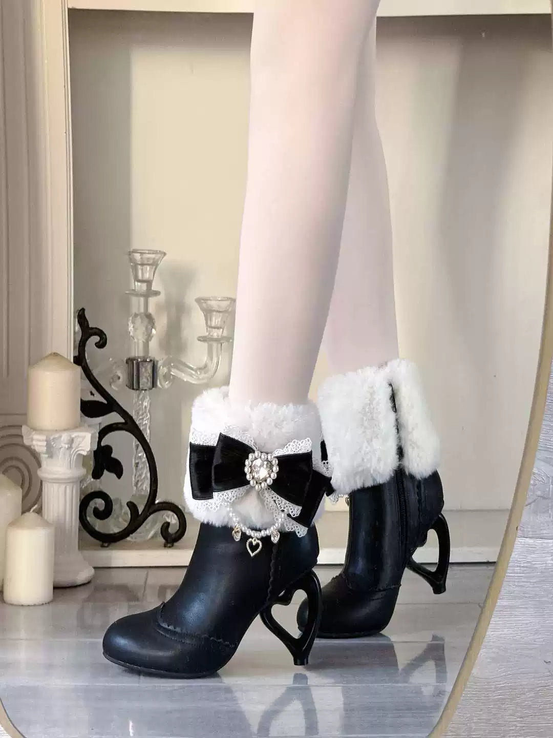 Princess Dreams  Love & Bow High Heel Boots