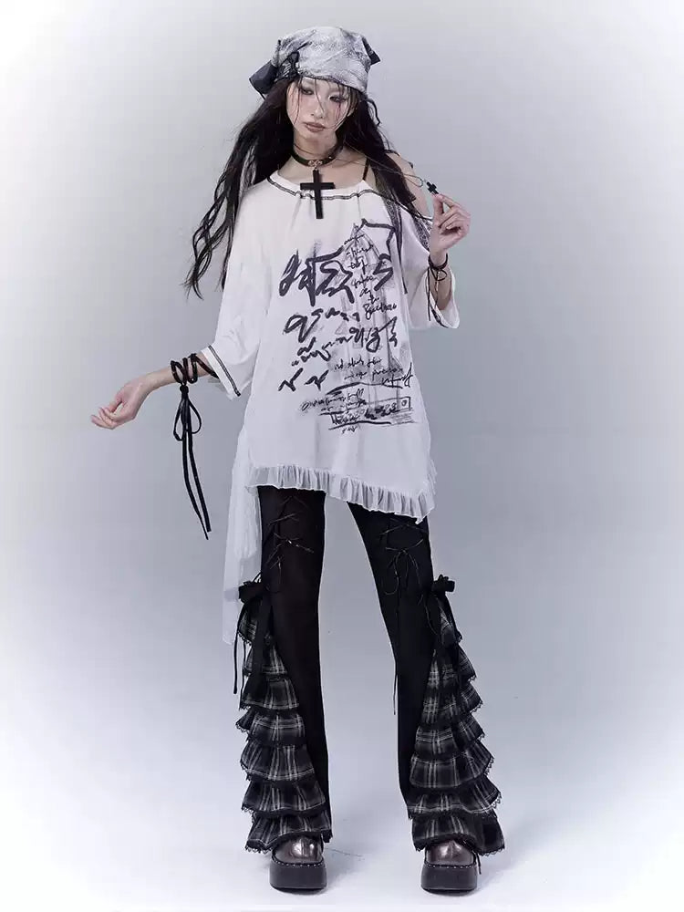 Century Girl cake lace casual pants