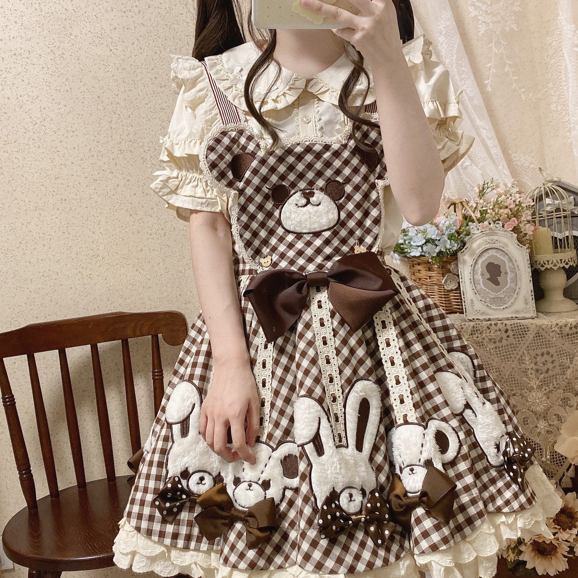 Kawaii Lolita Shirt Soft Girl Short-sleeved