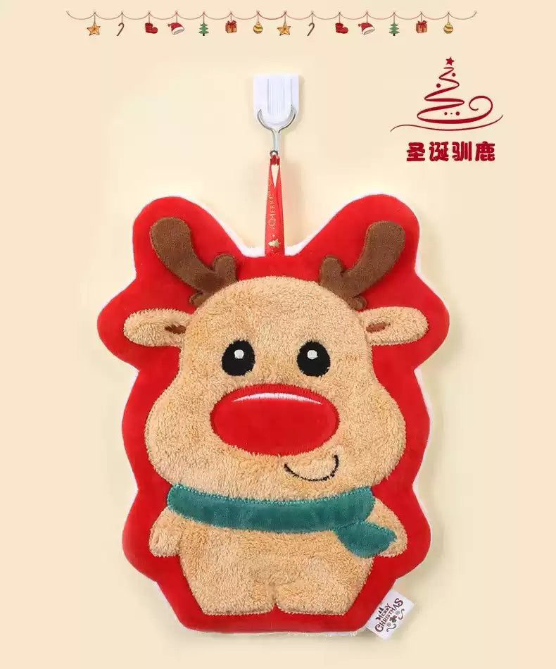 Christmas hanging hand towel