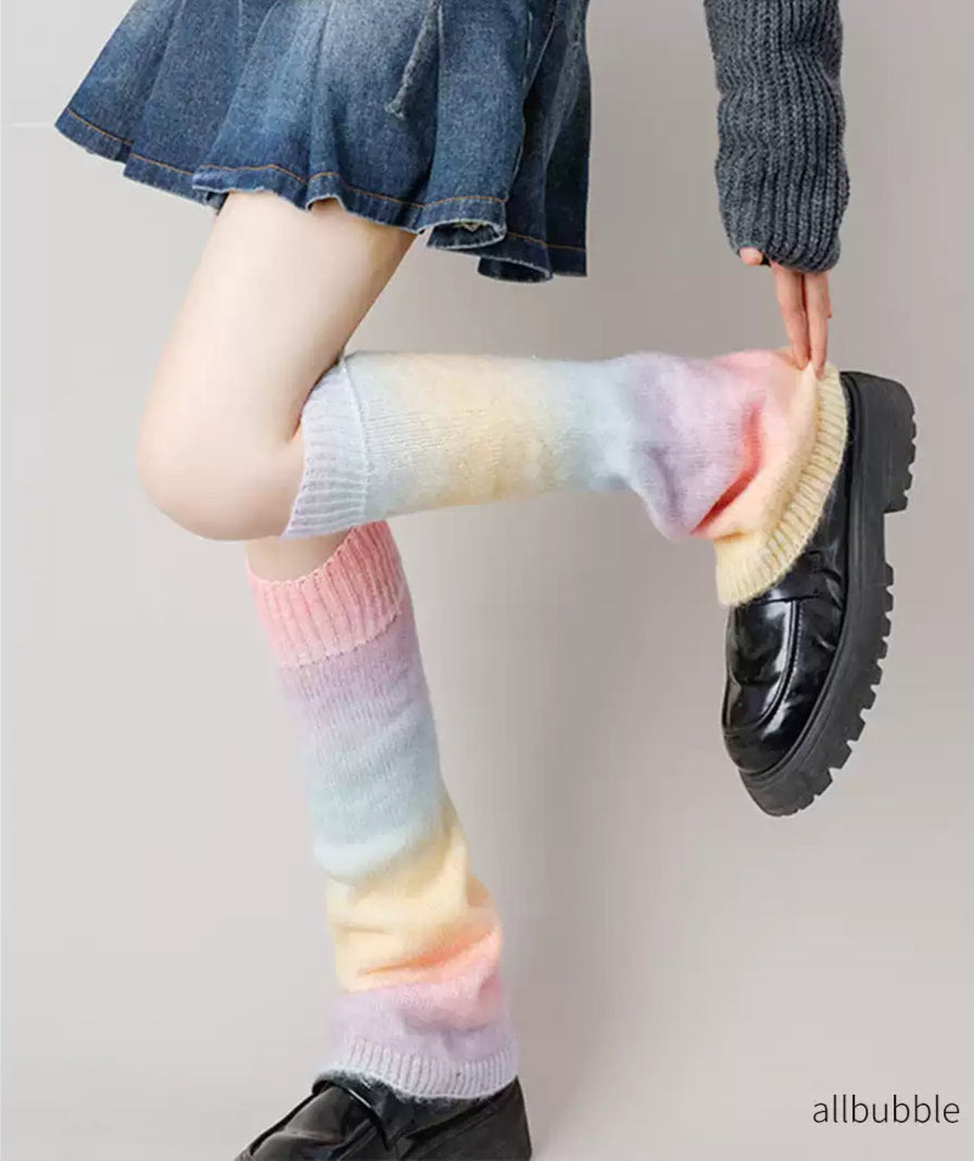 Japanese knitted warm stockings