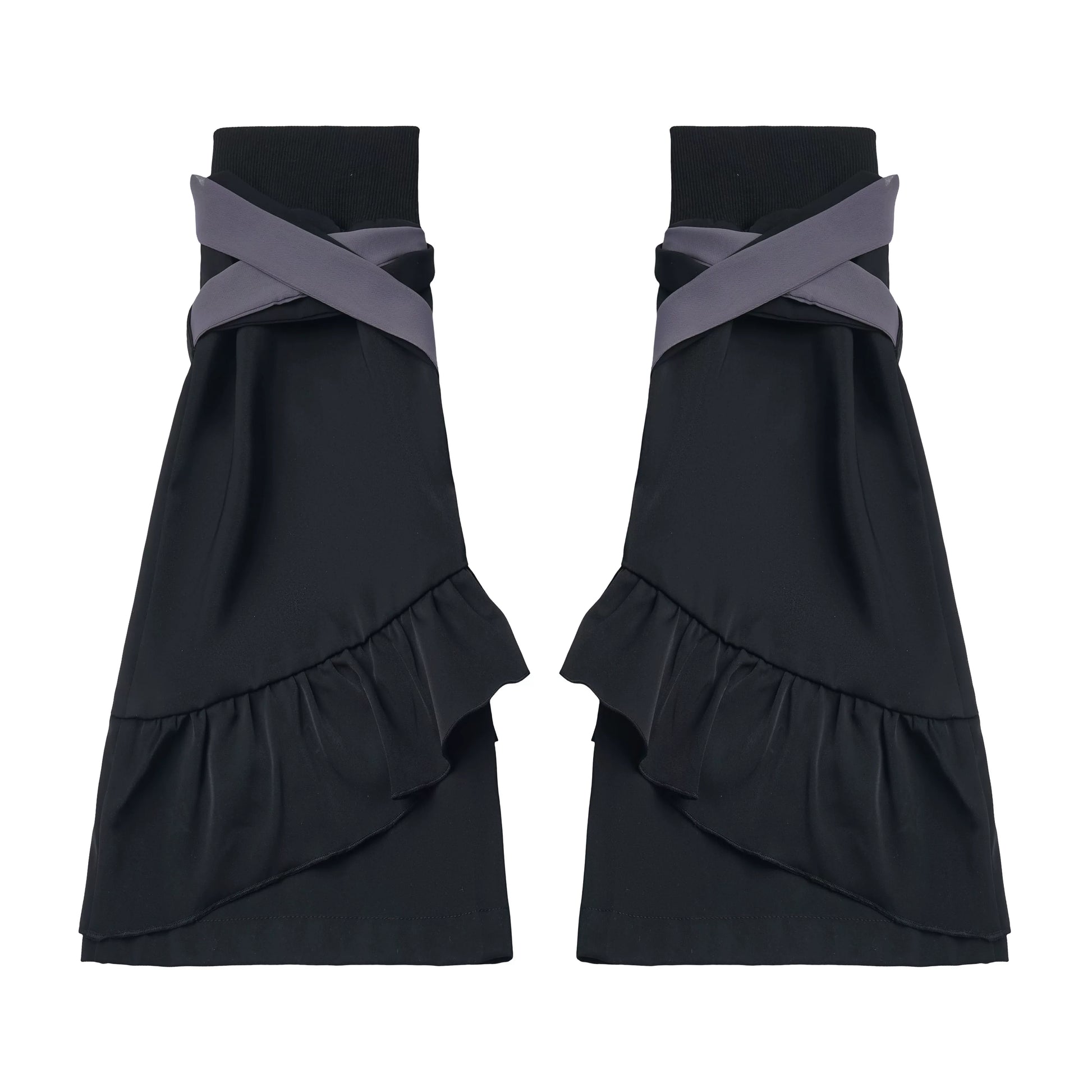 Ships Now [“Moon-Washed Floating Clouds”] Chiseled Character Pattern New Chinese-Style Waist Belt, Asymmetrical Design for Layering Underwear to Slim