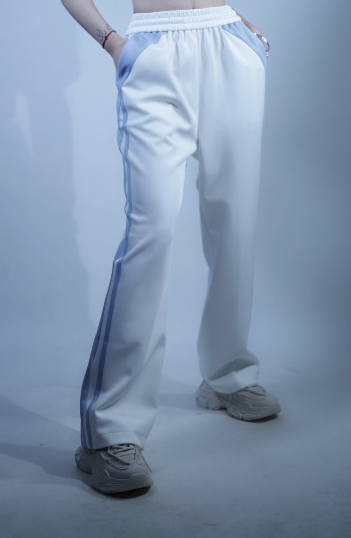 [Angel Style] Subculture Cyber Jersey Set-Up Blood color long pants