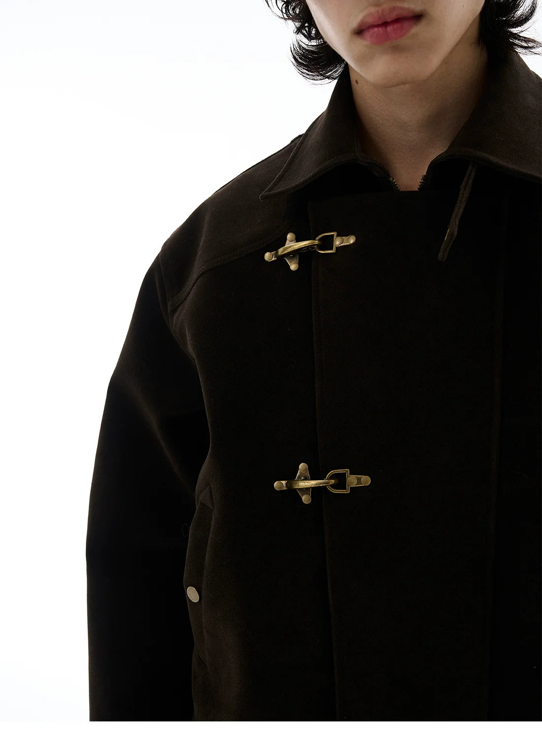 Midnight Espresso Toggle Jacket