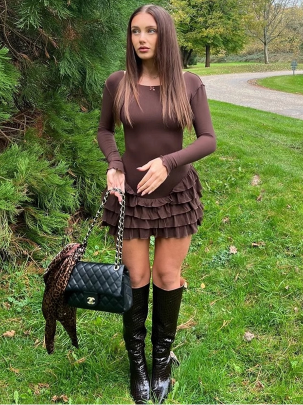 Ballet Girl Ruffled Multi-layer Dress