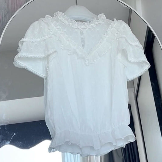 Plus Size Lolita Short Sleeve Shirt