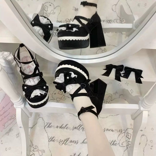 Guofeng Embroidered Loafers Tea Party Tale New 2025 Collection—Original Heels, Versatile, Student-Friendly, Cute Lolita-Inspired Elegant Style