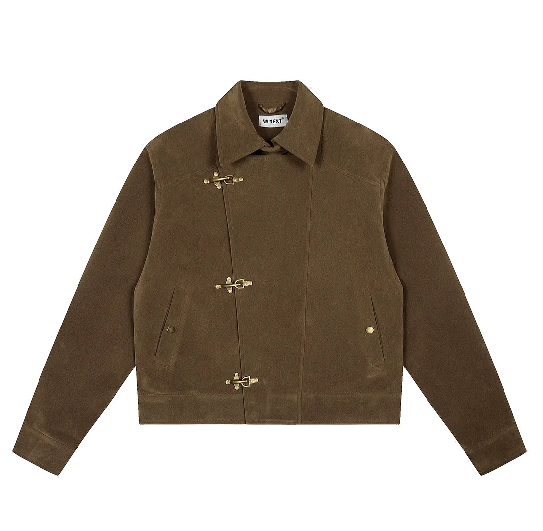 Midnight Espresso Toggle Jacket