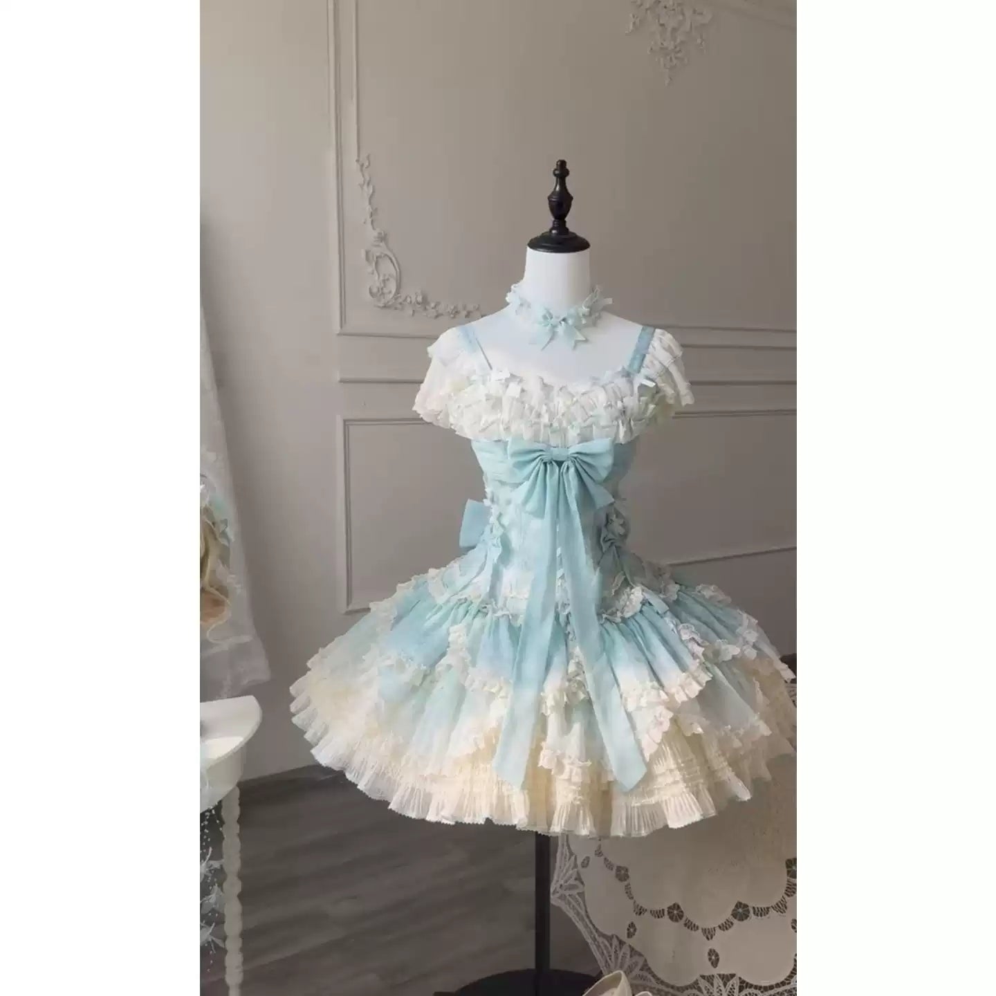 Fairy Green Lolita Doll JSK Dress