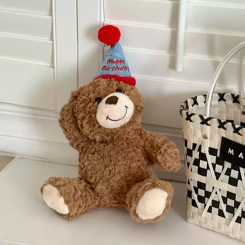 Cute birthday bedroom bear doll