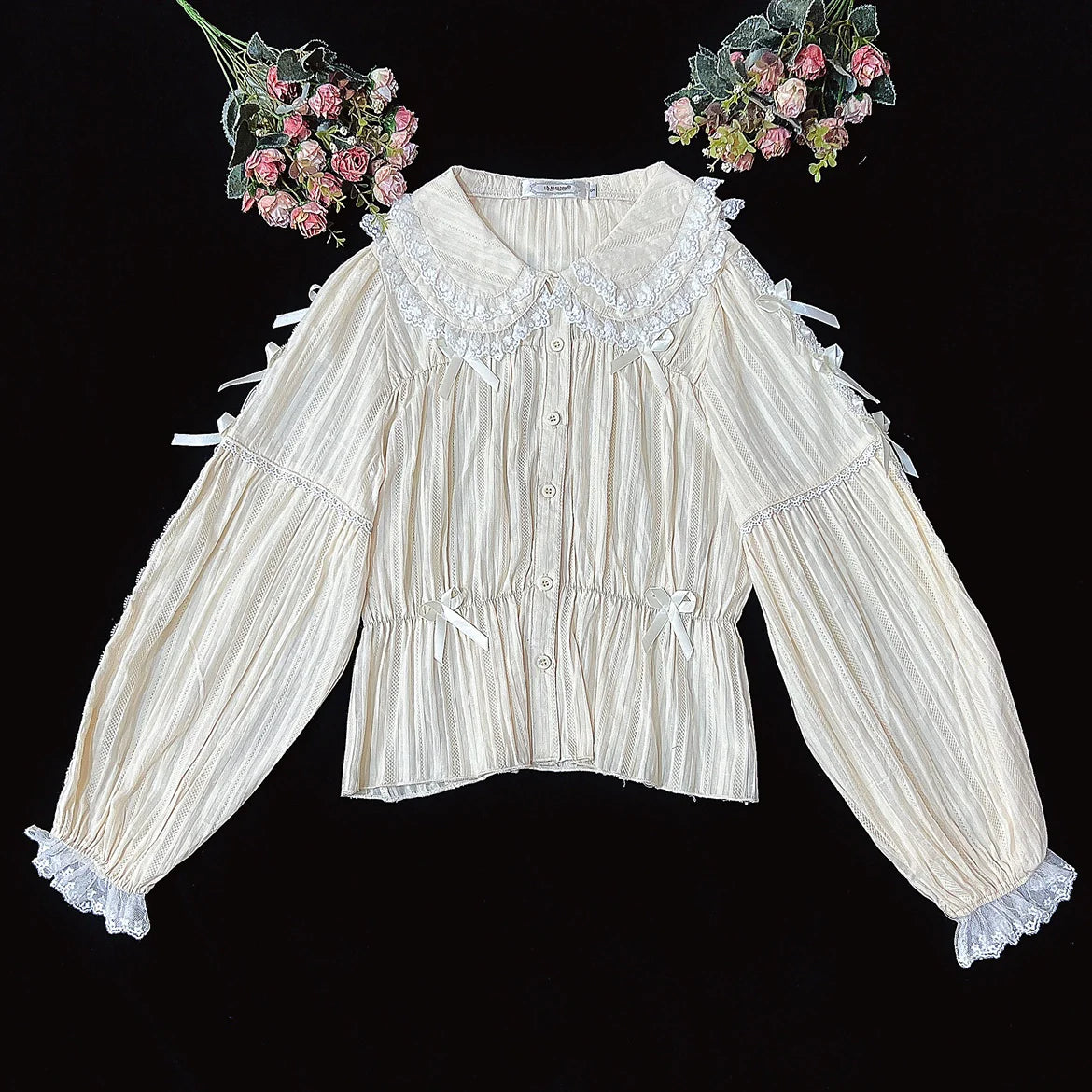 Sweet Lolita Shirt Doll Collar Blouse High-waisted