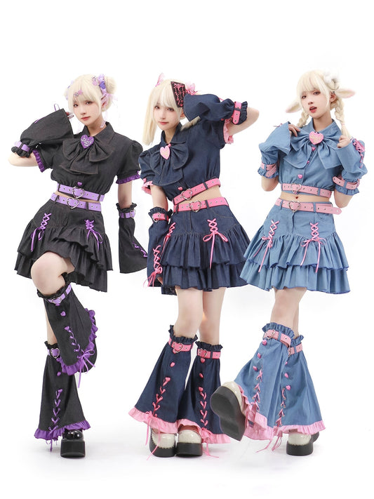 Y2K Sweet Girl Kos Plan Setup 4 -piece Set