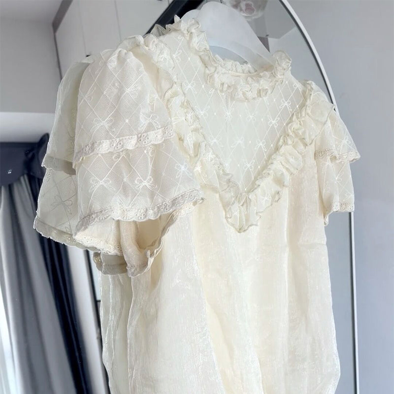 Plus Size Lolita Short Sleeve Shirt