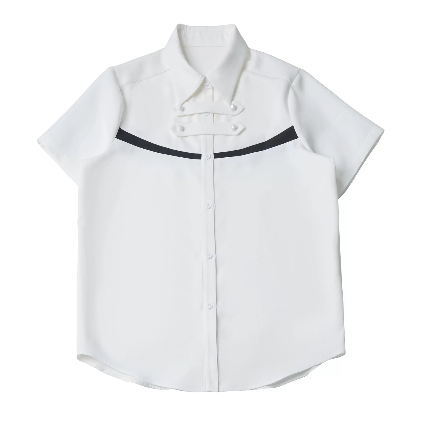 Ready Stock Shipping【Starry Plan】Casual Shirt & Suspender Shorts Set—Flattering Fit, Cool Summer Design