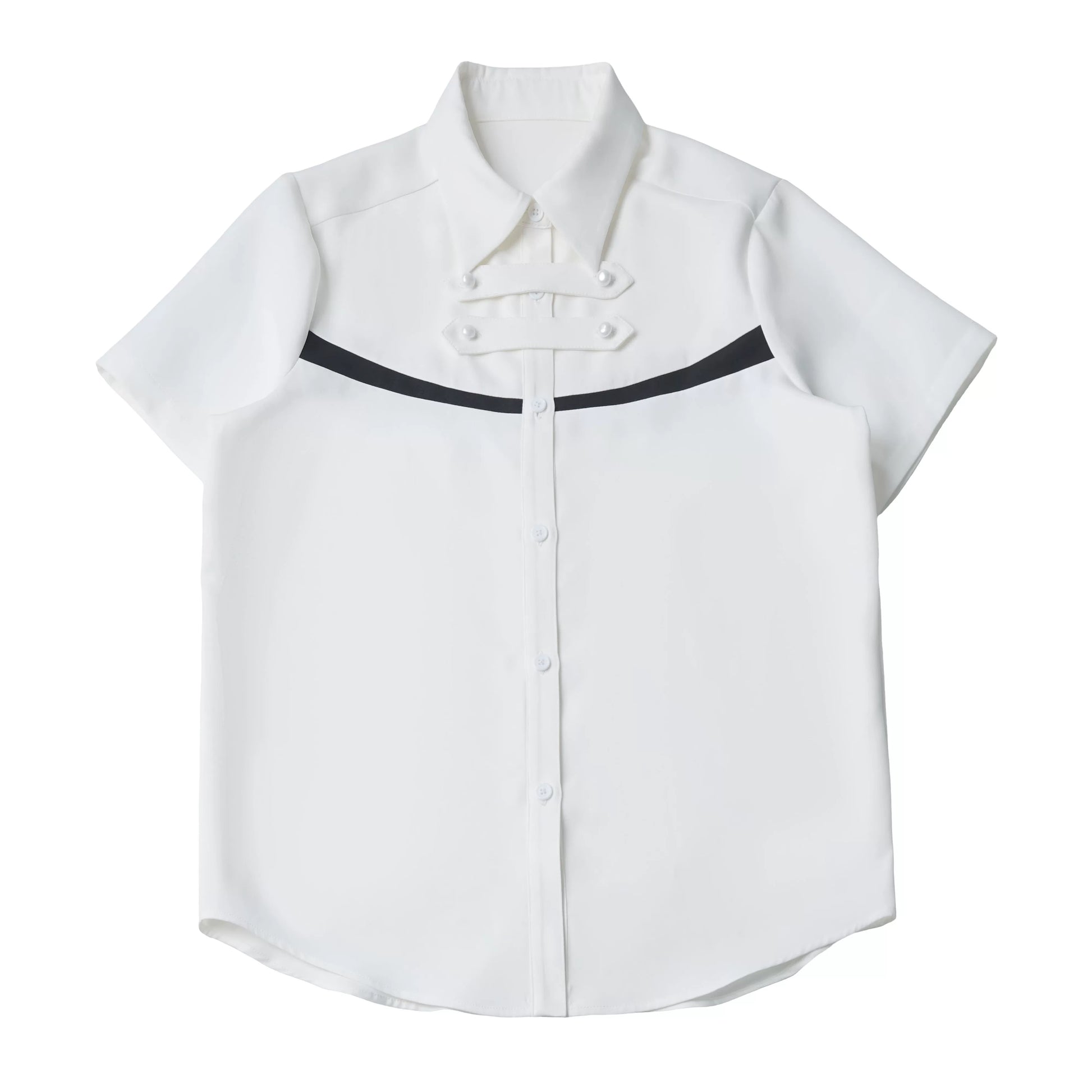 Ready Stock Shipping【Starry Plan】Casual Shirt & Suspender Shorts Set—Flattering Fit, Cool Summer Design