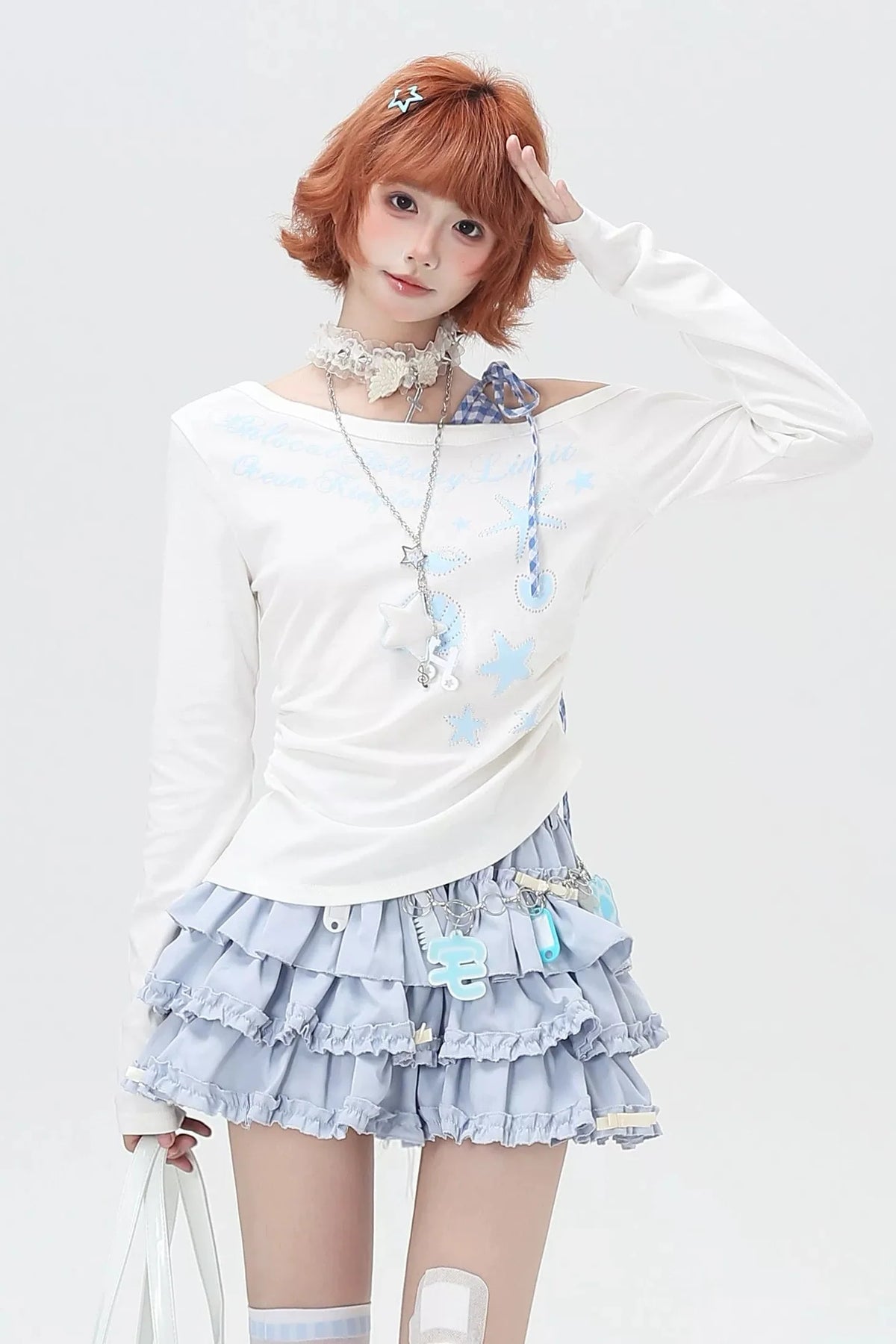 Shell One-Shoulder Top