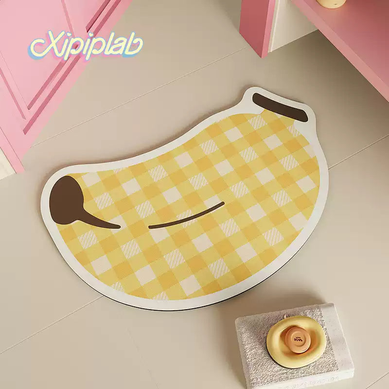 fruit cute household bathroom mat