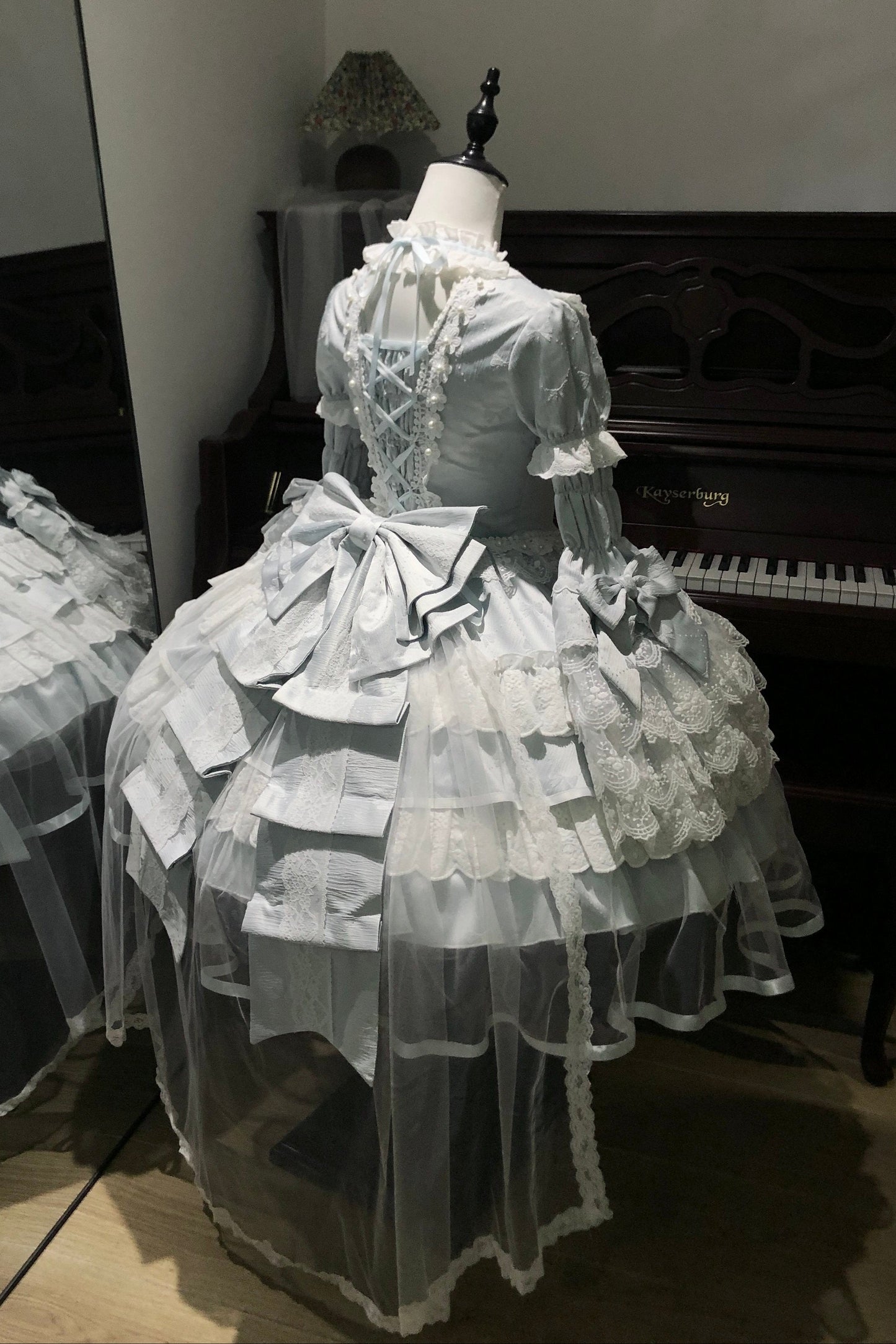 [February 8 Reservation Deadline]Pink Blue Tiered Lace Ribbon Princess Series Accessories