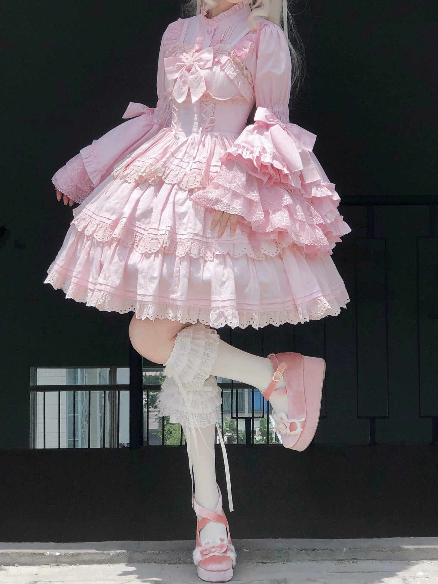 Sweet Lolita Blouse Princess Sleeve Shirt Inner Wear
