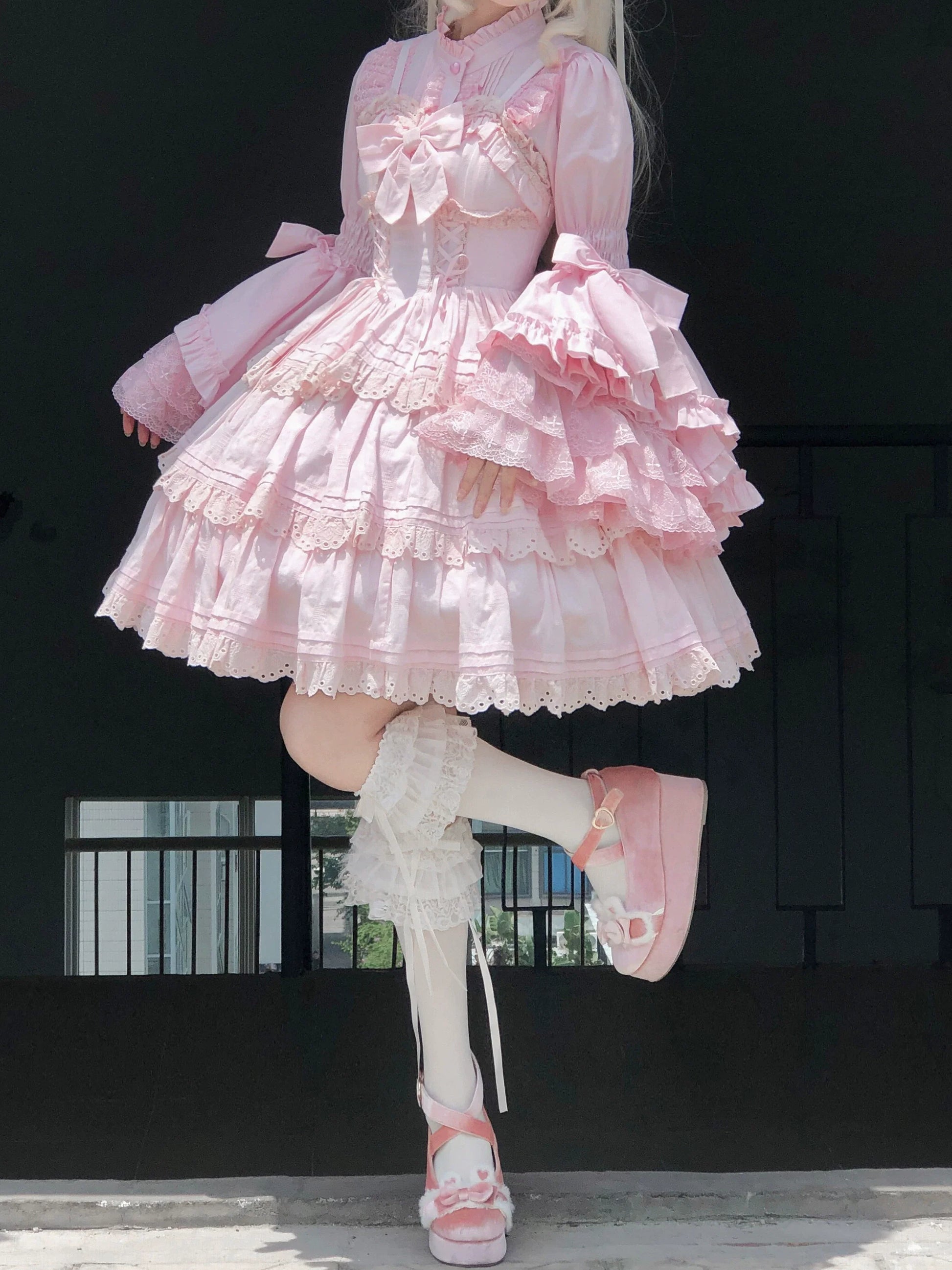 Sweet Lolita Blouse Princess Sleeve Shirt Inner Wear