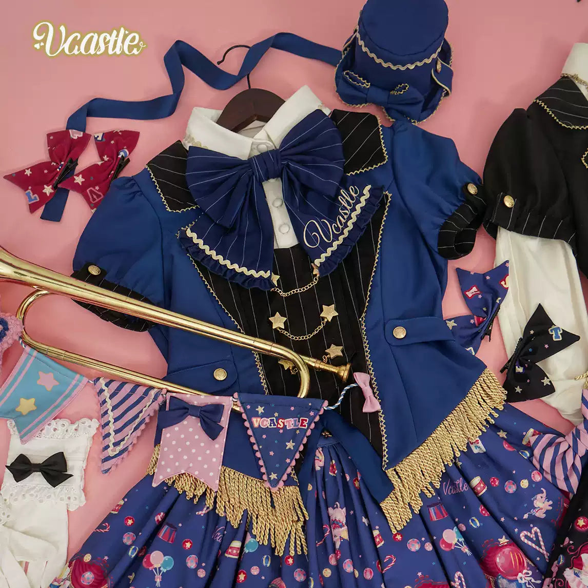 Vacuum Castle Suspender Skirt SK Suit