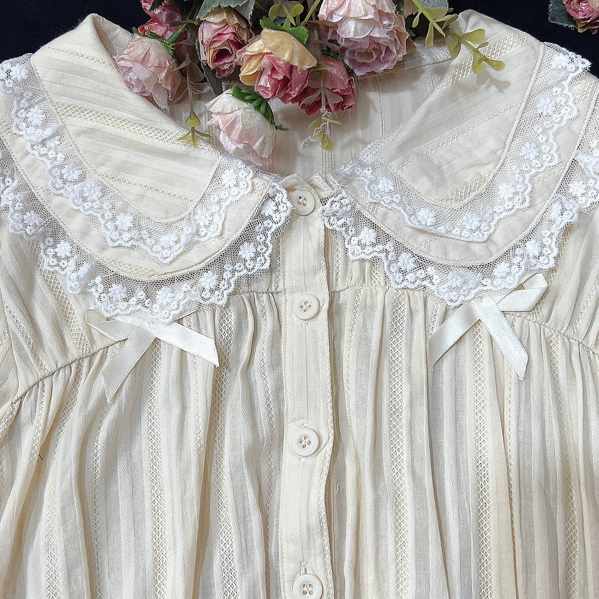 Sweet Lolita Shirt Doll Collar Blouse High-waisted