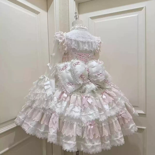 Marshmallow Princess Lolita Mesh Lace Dress