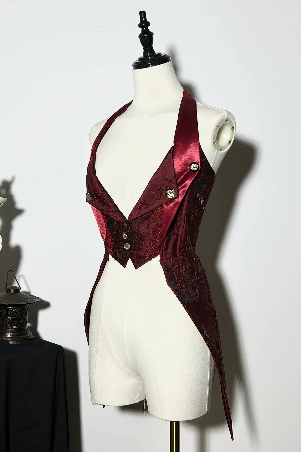 Fishbone Bustier Lolita Skirt + Shirt + Vest + Tail + Pants