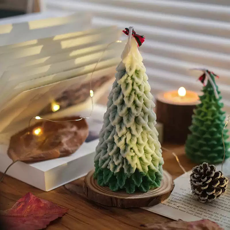 Christmas tree scented candle