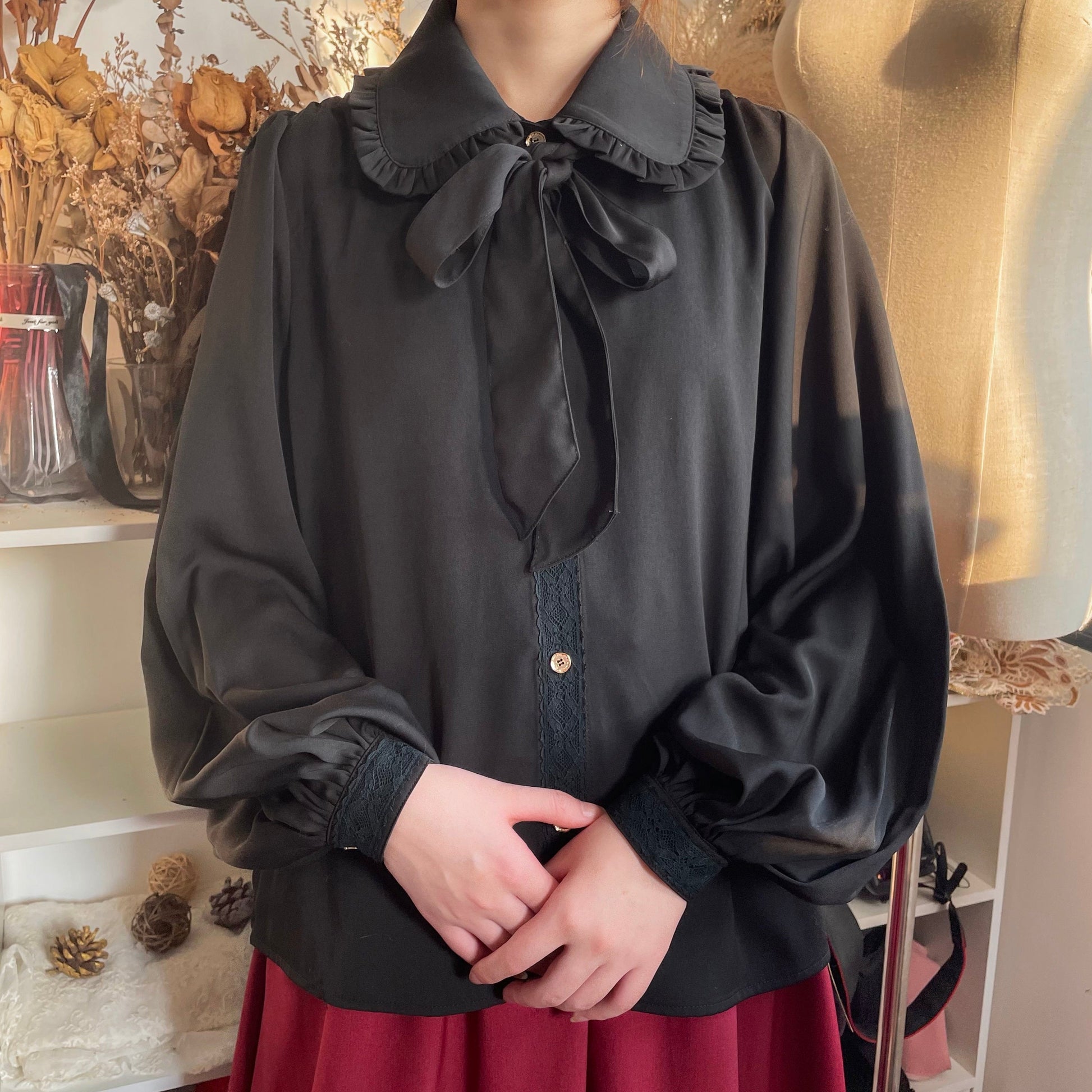 Vintage Large Sleeve Lolita Blouse
