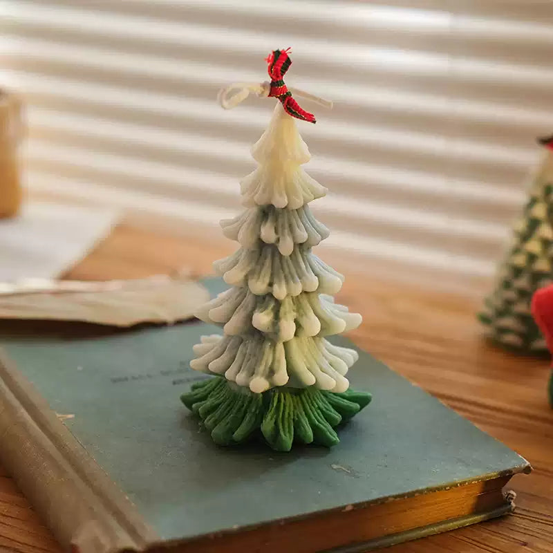 Christmas tree scented candle