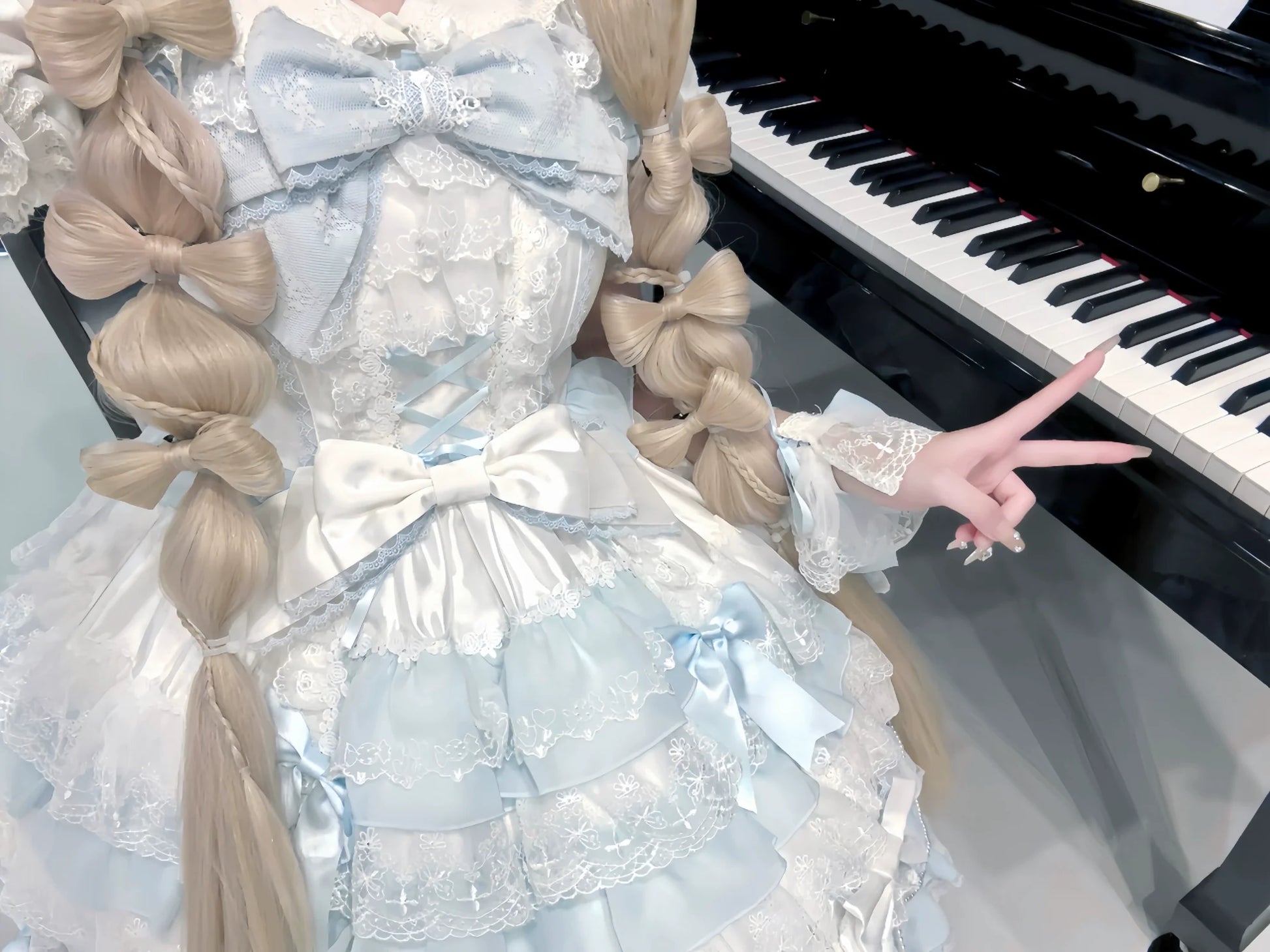 Wedding Lolita Jumper Dress Elegant Bridal JSK