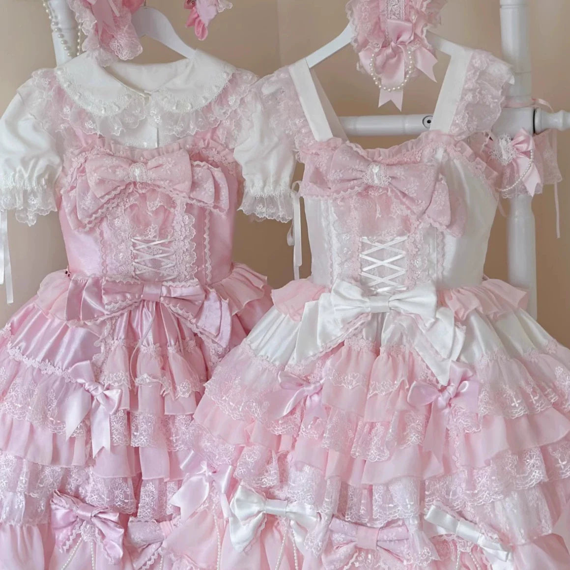 Wedding Lolita Jumper Dress Elegant Bridal JSK