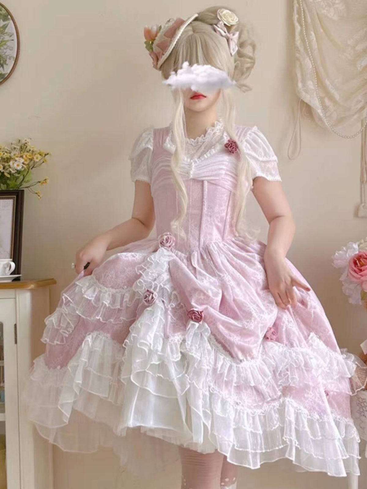 Sakurada Fawn~Plus Size Lolita Short Sleeve Shirt