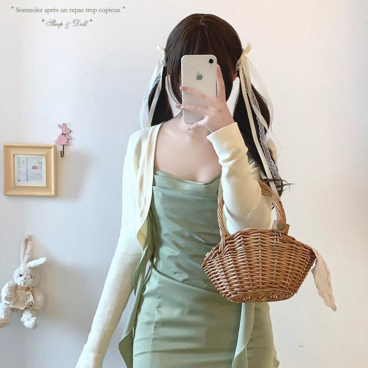 Last-Stock Ssz Green Satin French Romantic Vintage Sweetheart Neck Draped Tie Fitted Mermaid Elegant Slip Dress