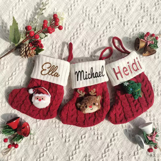 Customized name Christmas kids socks