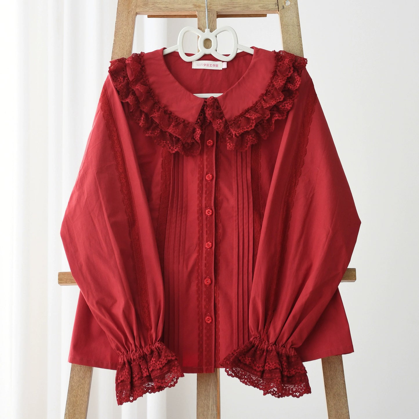 Daily Lolita Shirt Cotton BlouseLong Sleeves
