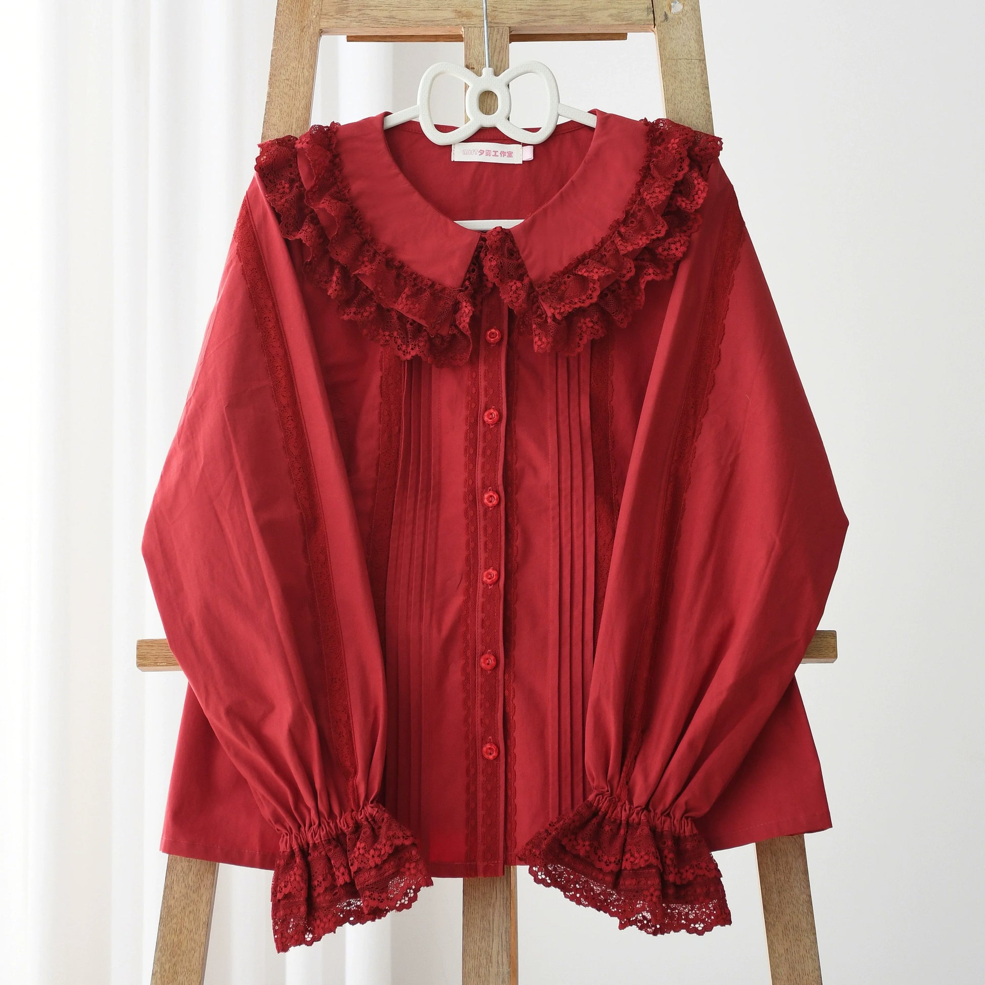 Daily Lolita Shirt Cotton BlouseLong Sleeves