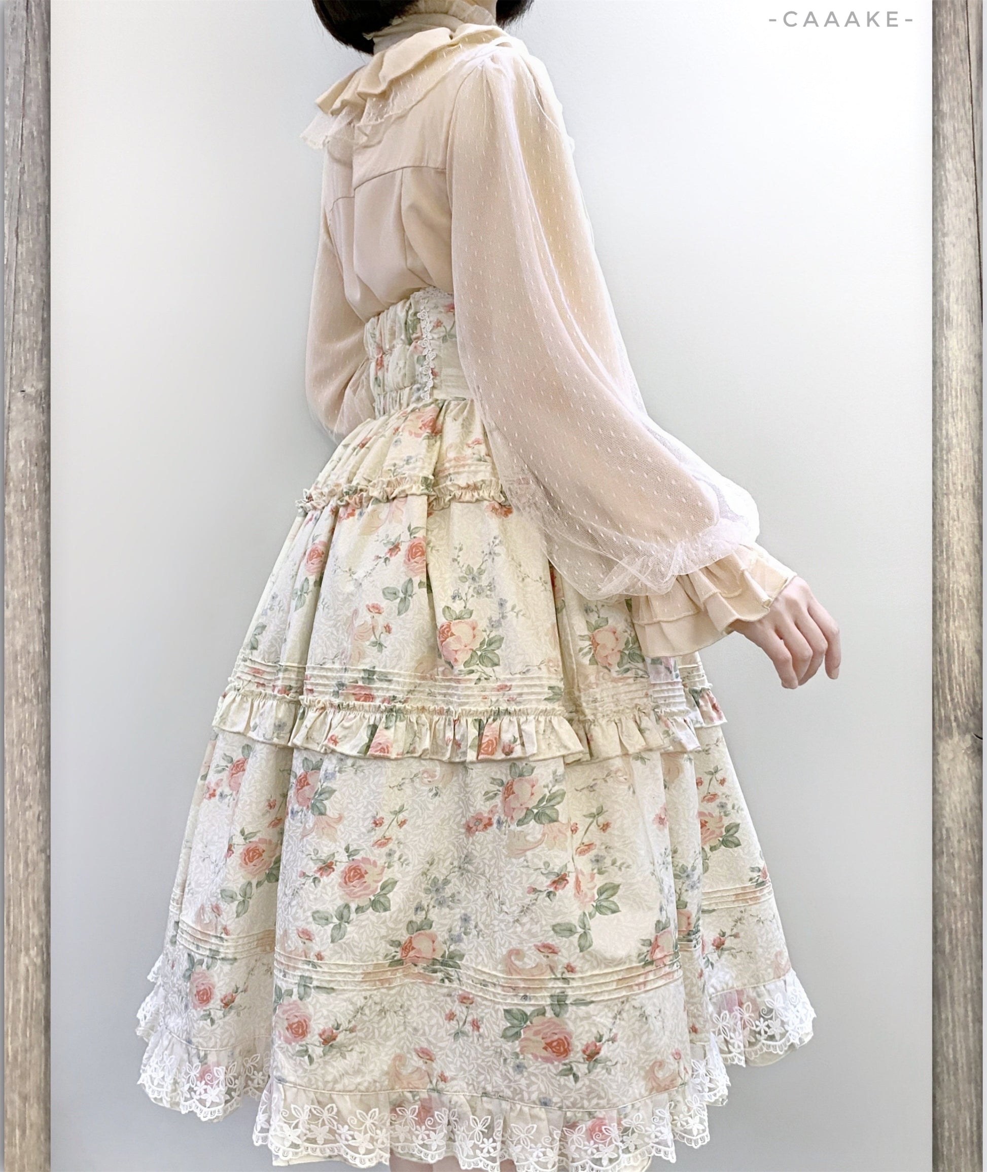 Dim Moonlight~Classic Lolita Chiffon Yarn Inner Blouse