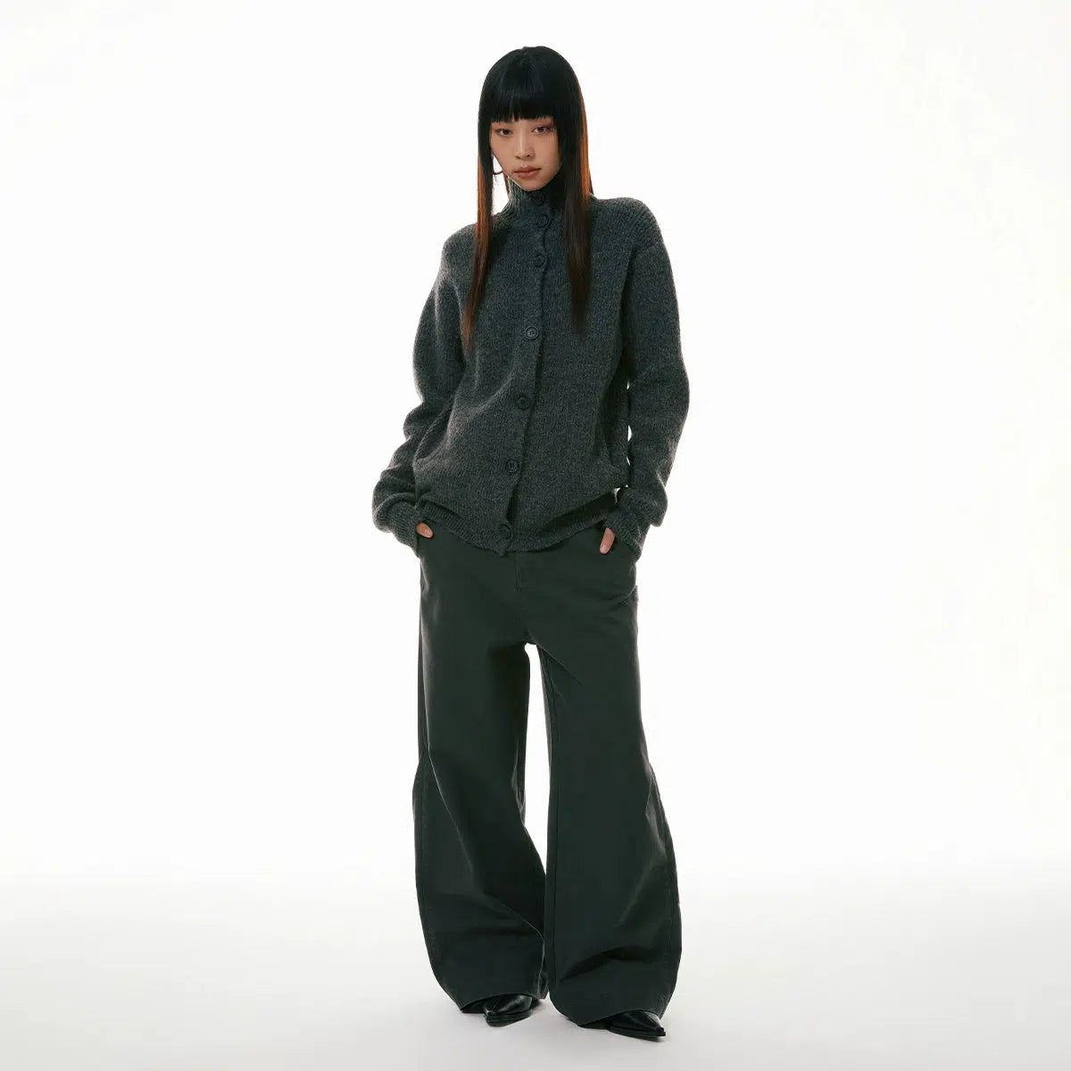 Wide Leg Cut Workwear Jeans