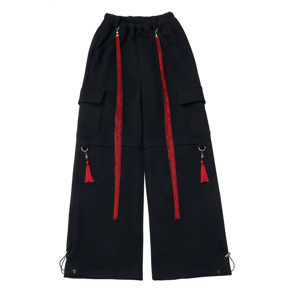 Dark Detachable Fur Jacket + Skirt + Pants