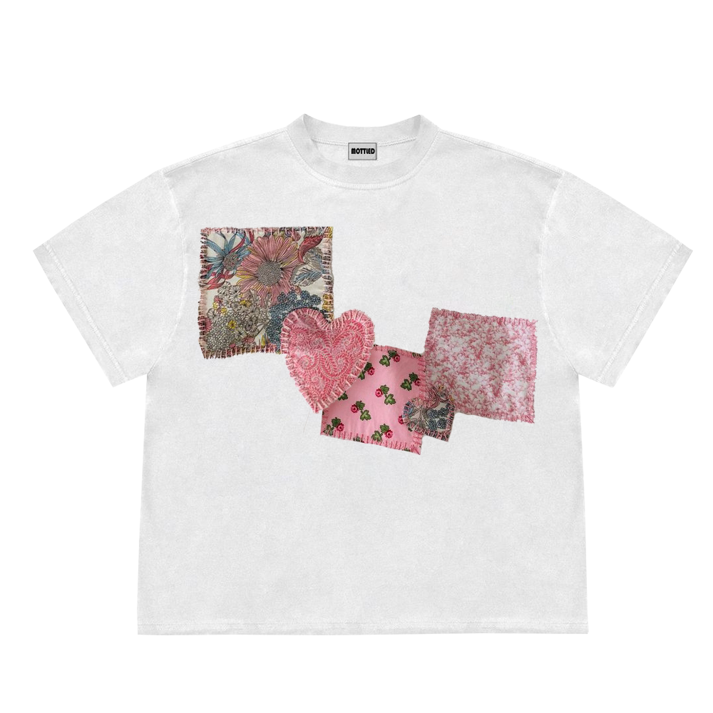 Retro Artist Patchwork Chic Tee