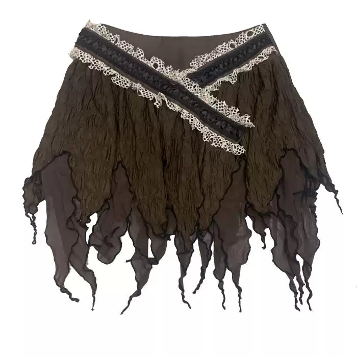 Coachella hot girl slimming skirt