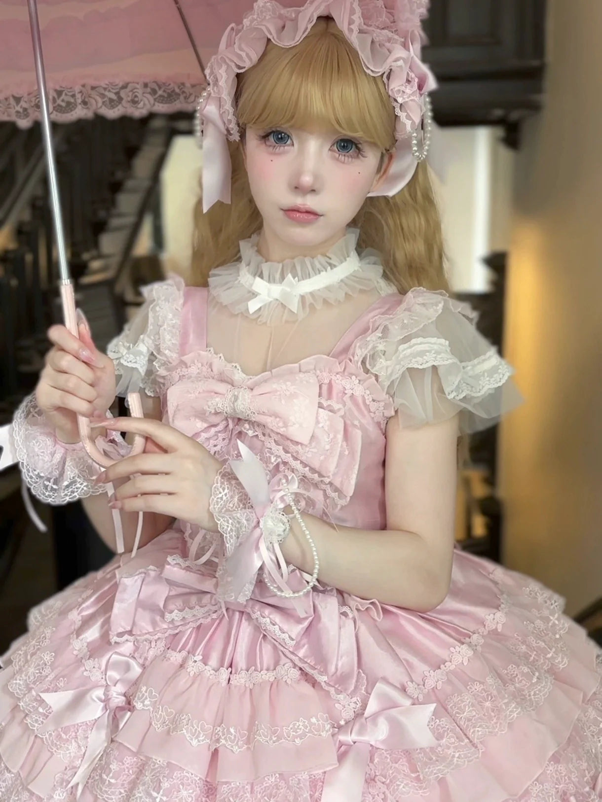 Wedding Lolita Jumper Dress Elegant Bridal JSK